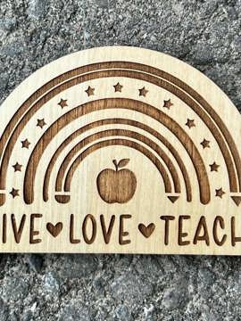 Live Love Teach Magnet